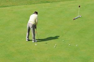 juego de pelota de golf foto