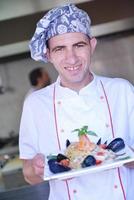 chef preparing food photo