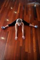 a young model working out photo