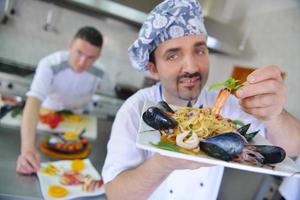 chef preparing food photo