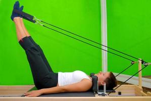 entrenamiento de mujer fitness foto