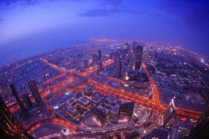 vista del horizonte de dubai foto