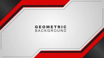 Geometric background in red and black with a pattern style, background for offline streaming, advertisements, banners, and others vector