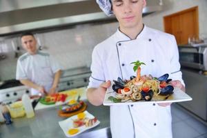 chef preparing food photo