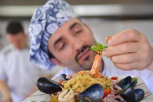 chef preparing food photo