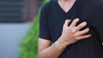 Man with chest pain, heart disease video
