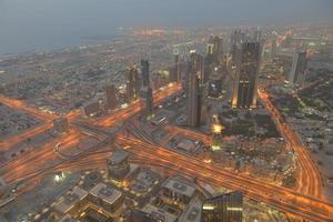 Dubai skyline view photo