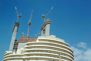Dubai, 2022 -Construction site with crane photo