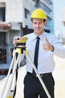 architect on construction site photo