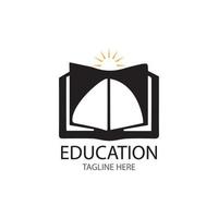 Book Education Logo Template vector illustration design