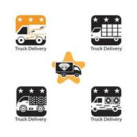 Truck icon ilustration vector template