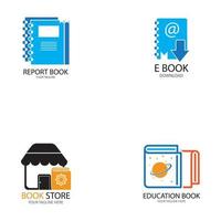 Book Education Logo Template vector illustration design