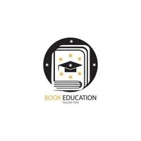 Book Education Logo Template vector illustration design