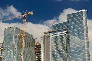 Dubai, 2022 - Construction site with crane photo