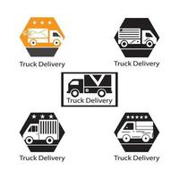 Truck icon ilustration vector template