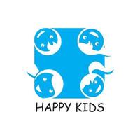 KIDS LOGO CONCEPT VECTOR TEMPLATE