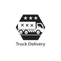 Truck icon ilustration vector template