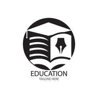 Book Education Logo Template vector illustration design