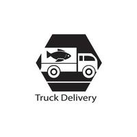 Truck icon ilustration vector template