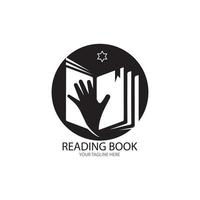 Book Education Logo Template vector illustration design