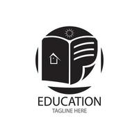 Book Education Logo Template vector illustration design