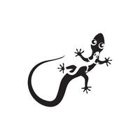 lagarto camaleón gecko animall logo y símbolo vector ilustración