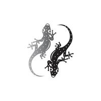 Lizard Chameleon Gecko animall logo and symbol vector illustration