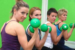 women in a fitness center photo