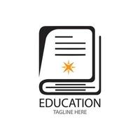 Book Education Logo Template vector illustration design