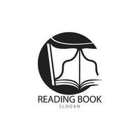 Book Education Logo Template vector illustration design