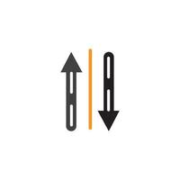 Way vector icon illustration design template