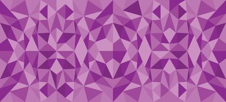 low poly banner with triangle shapes background vector