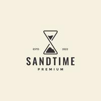 infinity sand time logo design vector