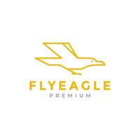 eagle strike logo design modern vector