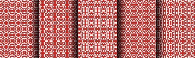 modern tech geometric pattern background collection set vector