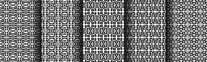 modern architectural geometric pattern collection set vector