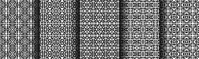 modern architectural geometric pattern collection set vector