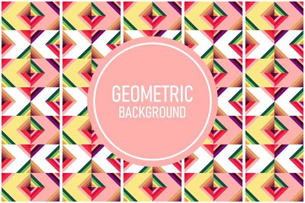 Flat geometric background