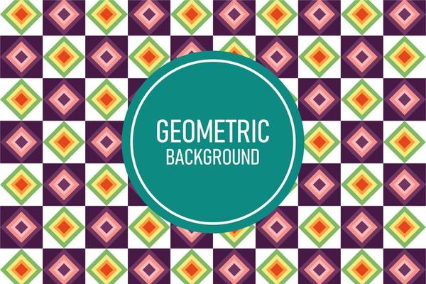 Flat geometric background