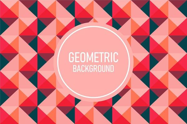 Flat geometric background