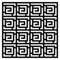 abstract black line pattern for background vector