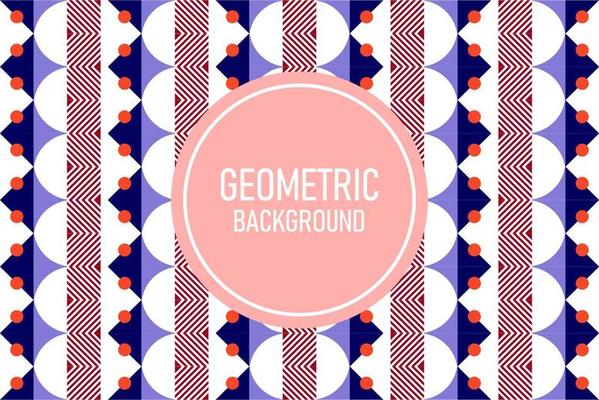 Flat geometric background