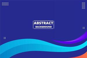 Abstract dynamic blue background vector