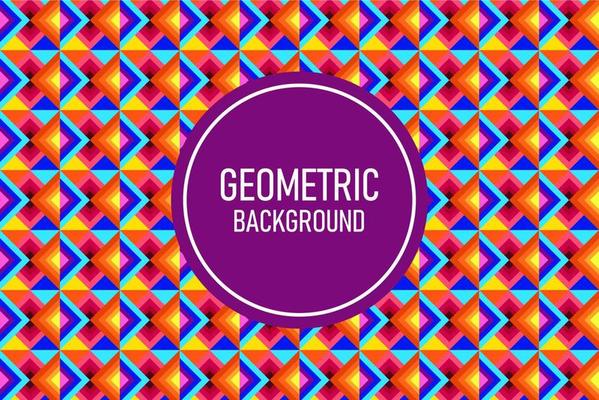 Flat geometric background