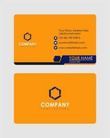 Abstract business card template vector