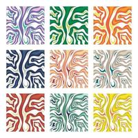 full color abstract background vector collection