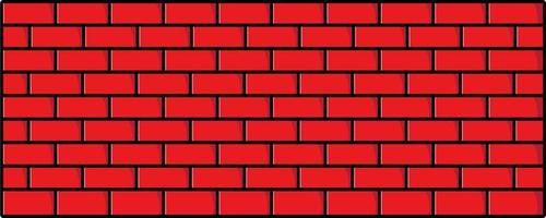 red brick texture background vector