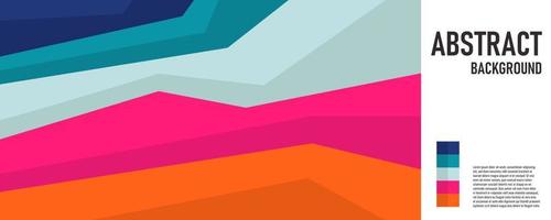 Flat geometric background vector