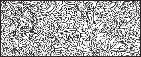 background doodle abstract line art vector