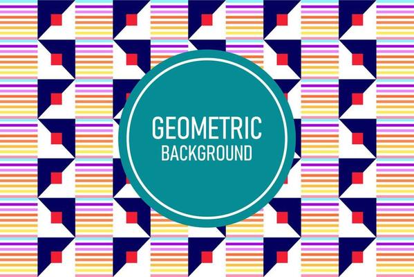Flat geometric background